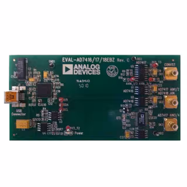 EVAL-AD7416/7/8EBZ Analog Devices Inc.  Cartes d'évaluation - Capteurs